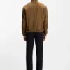 Jacke in Regular-Fit aus Wildleder