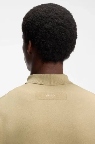 Jacke in Regular-Fit mit gerippten Bündchen