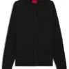 Jacke in Regular-Fit mit gerippten Bündchen
