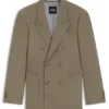 Jacke in Relaxed-Fit aus Stretchstoff