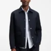 Jacke in Relaxed-Fit aus wasserabweisendem, aufgerautem Stoff