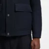 Jacke in Relaxed-Fit aus wasserabweisendem, aufgerautem Stoff