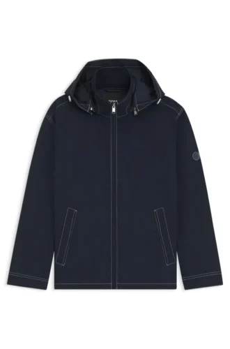 Jacke mit abnehmbarer Kapuze und wasserabweisender Ausrüstung