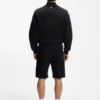 Jacke mit Broderie-Streifen aus Baumwollmischung