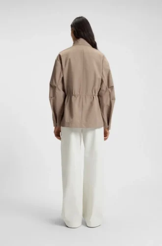 Jacke mit geraffter Taille und wasserabweisender Ausrüstung