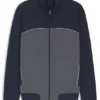 Jacke mit Kontrastpaspel aus einer Baumwollmischung