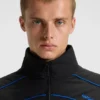 Jacke mit Kontrastpaspeln und wasserabweisender Beschichtung