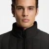 Jacke mit Logo-Detail und Steppung