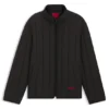 Jacke mit Logo-Detail und Steppung