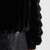 Jacke mit verstellbarem Saum aus Kunstfell