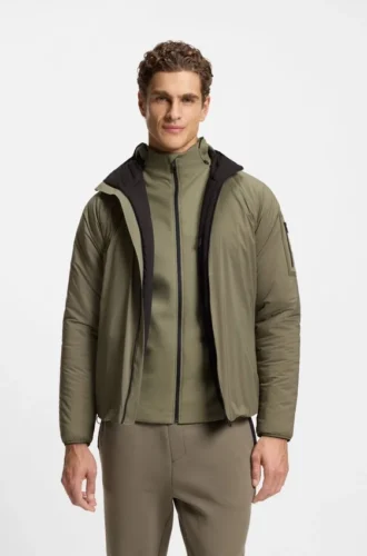 Jacke mit verstellbarem Saum und wasserabweisender Ausrüstung