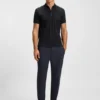 Jacquard-Muster-Hemd aus merzerisierter Baumwolle