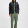 Jacquard-Muster-Hemd aus merzerisierter Baumwolle
