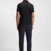 Jacquard-Muster-Hemd aus merzerisierter Baumwolle