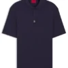 Jacquard-Muster-Hemd in lockerer Passform