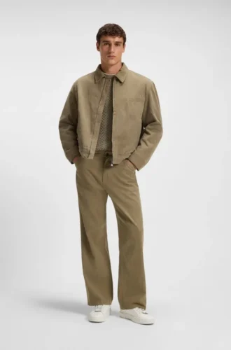 Jeans aus meliertem Baumwoll-Denim