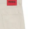 Jeans in lockerer, konisch zulaufender Passform aus ecrufarbenem Denim