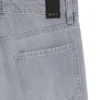 Jeans in lockerer Passform aus grau-blauem Denim