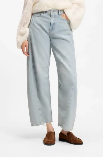 Jeans in lockerer Passform mit Ballon-Bein
