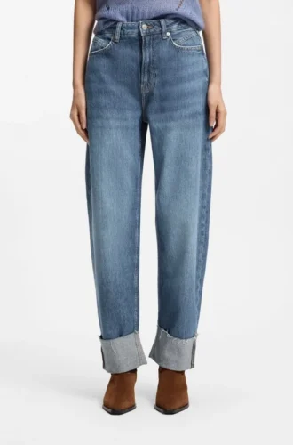 Jeans in lockerer Passform mit Ballon-Bein
