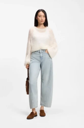 Jeans in lockerer Passform mit Ballon-Bein