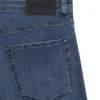 Jeans in Maine-Blau mit Regular-Fit aus Performance-Denim