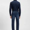 Jeans in Maine-Blau mit Regular-Fit aus Soft-Touch-Denim