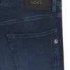 Jeans in Maine-Blau mit Regular-Fit aus Soft-Touch-Denim