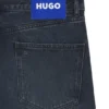 Jeans in Regular-Fit aus dunkelblauem Denim