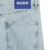 Jeans in Regular-Fit aus hellblauem Denim