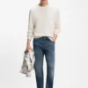 Jeans in Regular-Fit aus Stretch-Denim