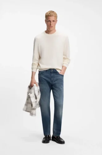 Jeans in Regular-Fit aus Stretch-Denim