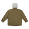 Jeans-Overshirt für Kinder mit abnehmbarer Fleece-Kapuze