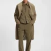 Jeansjacke aus melierter Baumwolle Jeansjacke aus melierter Baumwolle