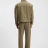Jeansjacke aus melierter Baumwolle Jeansjacke aus melierter Baumwolle