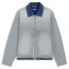 Jeansjacke im Inside-Out-Stil Jeansjacke im Inside-Out-Stil