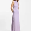 Jerseykleid in schmaler Passform mit gerafften Details
