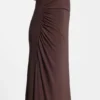 Jerseykleid in schmaler Passform mit gerafften Details