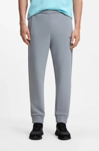Jogginghose aus Baumwollmischung mit gesticktem Logo