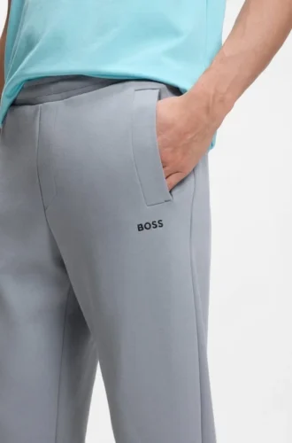 Jogginghose aus Baumwollmischung mit gesticktem Logo