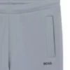 Jogginghose aus Baumwollmischung mit gesticktem Logo