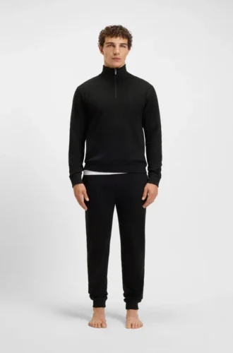 Jogginghose aus Baumwollmischung mit Waffelstruktur