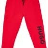 Jungen-Jogginghose mit vertikalem Logo aus Baumwollmischung