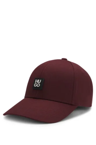 Kappe aus Baumwolltwill mit gestapeltem Logo