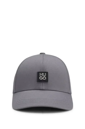 Kappe aus Baumwolltwill mit gestapeltem Logo