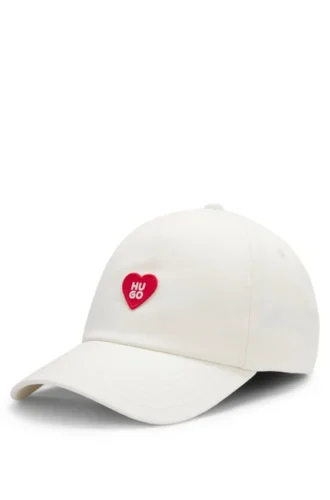 Kappe aus Baumwolltwill mit Herz-Logo