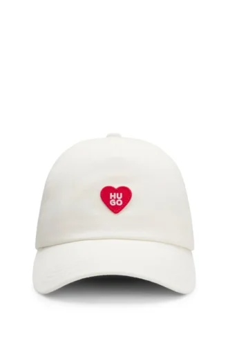 Kappe aus Baumwolltwill mit Herz-Logo