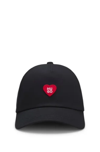 Kappe aus Baumwolltwill mit Herz-Logo