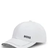 Kappe aus Baumwolltwill mit Kontrastbesatz und gesticktem Logo Kappe aus Baumwolltwill mit Kontrastbesatz und gesticktem Logo