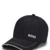 Kappe aus Baumwolltwill mit Kontrastbesatz und gesticktem Logo Kappe aus Baumwolltwill mit Kontrastbesatz und gesticktem Logo